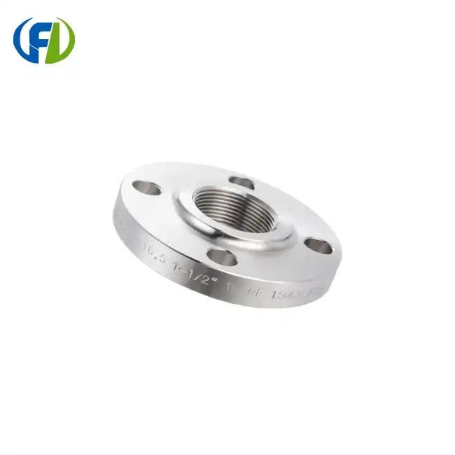 Titanium Threaded Flange